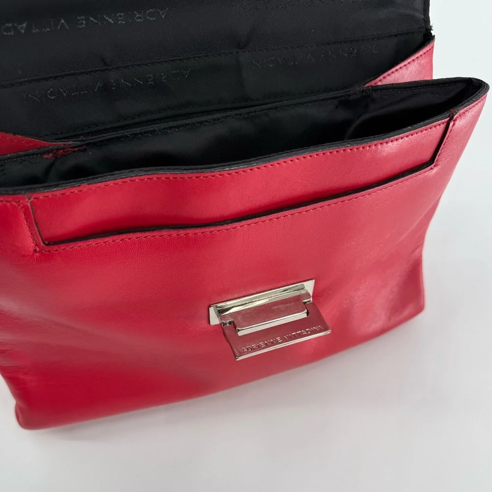 Adrienne‎ Vittadini Red Satchel Shoulder Bag